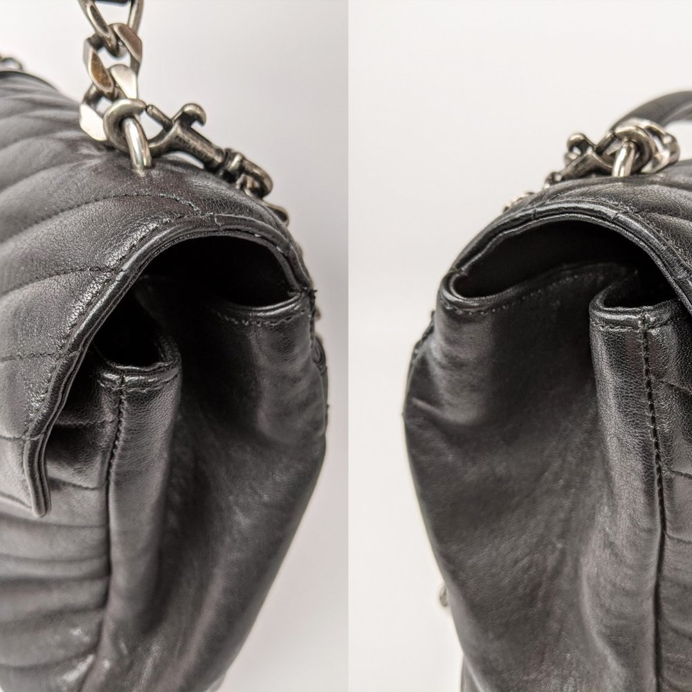 SOLD Saint Laurent Black Large College Bag - Picture 11 of 12